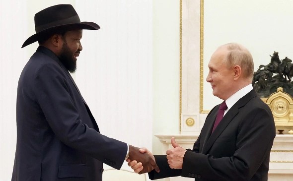 Президенты РФ и Южного Судана, Москва, 29 сентября 2023 г.