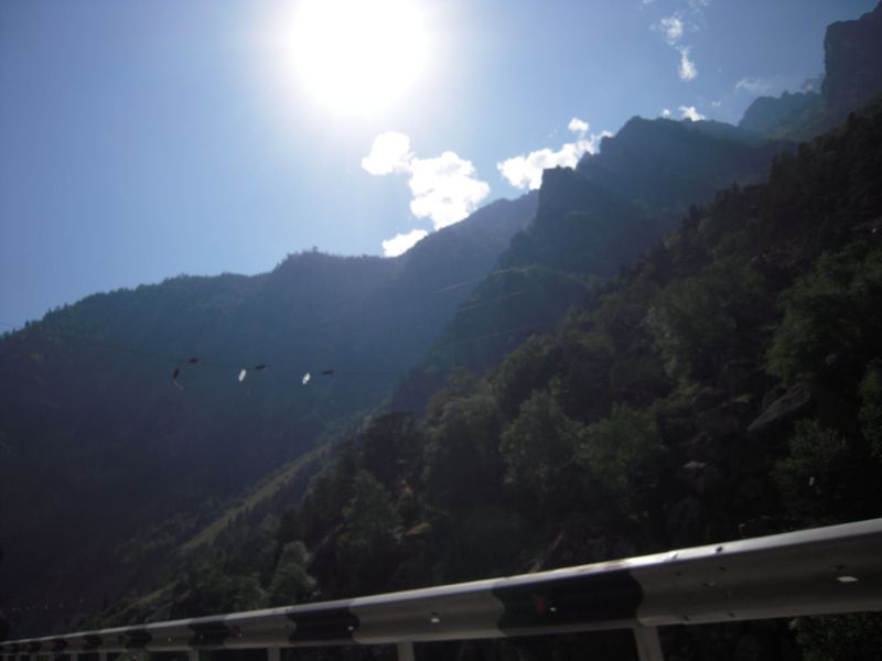 Пейзаж по линии Транскавказской автомагистрали