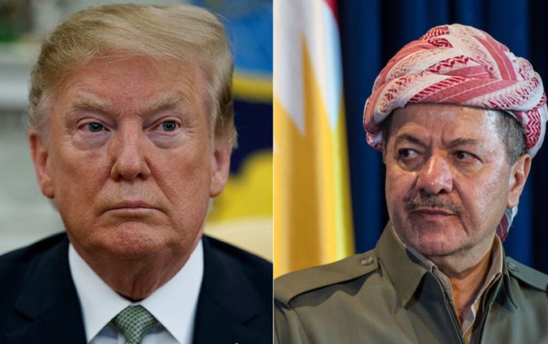 Д. Трамп и М. Барзани