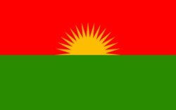 Флаг Партии свободной жизни в Курдистане (иранском)