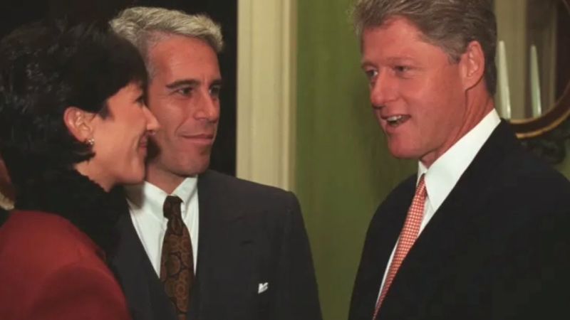 Гислен Максвелл и Джеффи Эпштейн «в работе» с Биллом Клинтоном