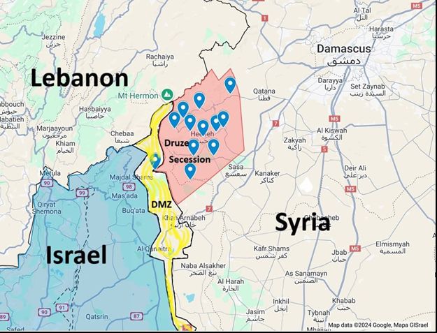 Продвижение ЦАХАЛа в Сирии в зону возможной «друзской сецессии»