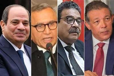 Кандидаты в президенты Египта: Абдель Фаттах ас-Сиси, Абдель Санад Ямама, Фарид Захран и Хазем Омар
