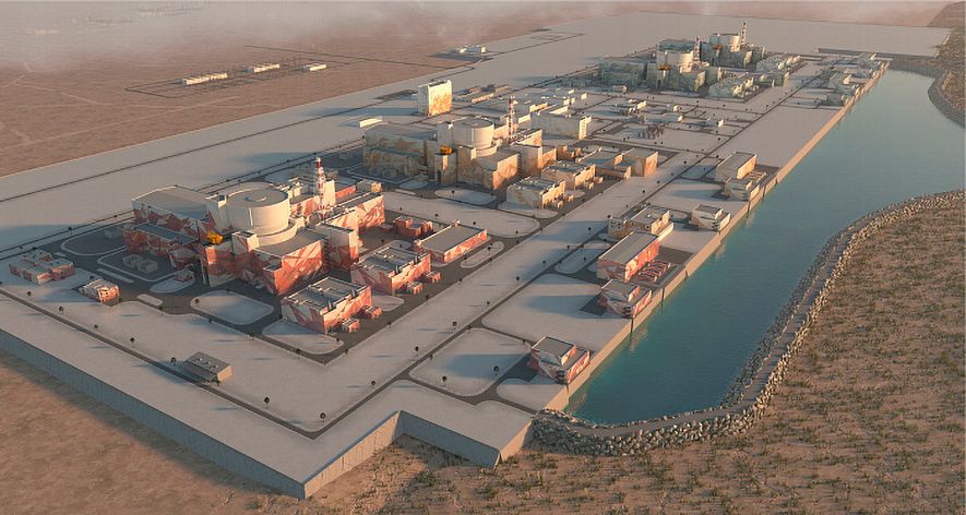 Проект воздвигаемой Росатомом АЭС в Эль-Дабаа для обеспечения Нью аль-Аламейна