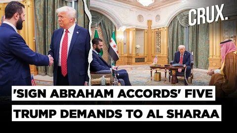 Трамп требует от лидера Сирии аш-Шараа подписать «Соглашения Авраама»