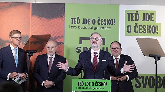 Лидер либеральной коалиции «Вместе», действующий премьер Чехии Петер Фиала