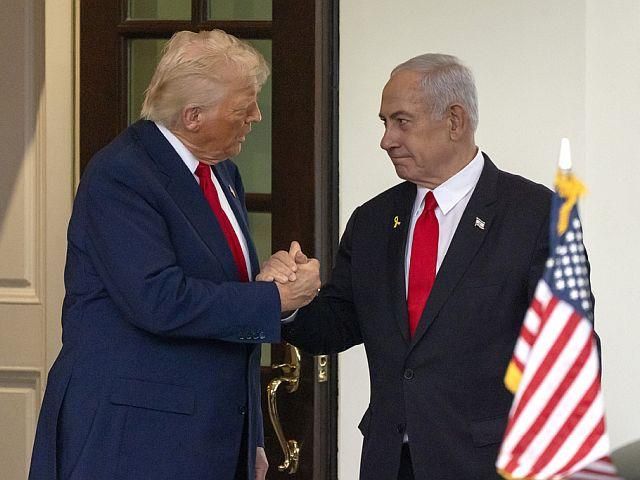 Дональд Трамп с Биньямином Нетаньяху