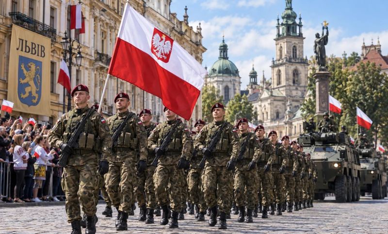 Шутки ИИ – польские «освободители» в своих мечтах маршируют по Львову