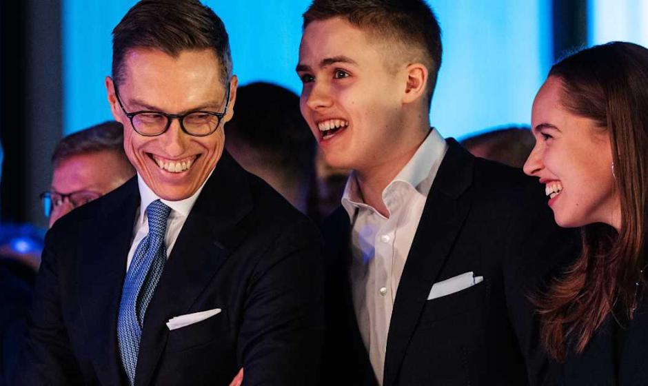 Сын президента Финляндии Оливер Стубб чувствует себя прекрасно