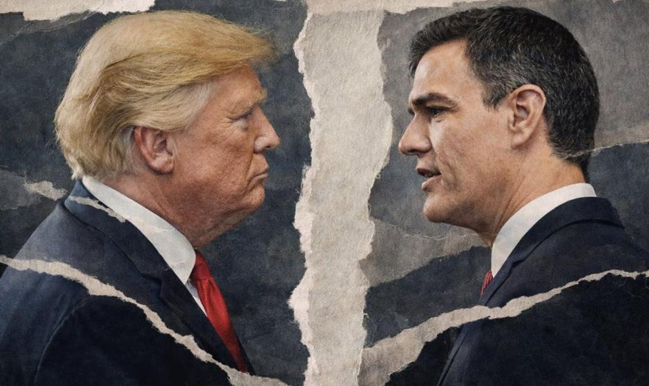 Дональд Трамп и Педро Санчес