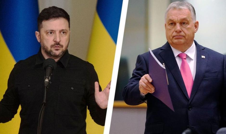 Владимир Зеленский и Виктор Орбан непримиримые враги