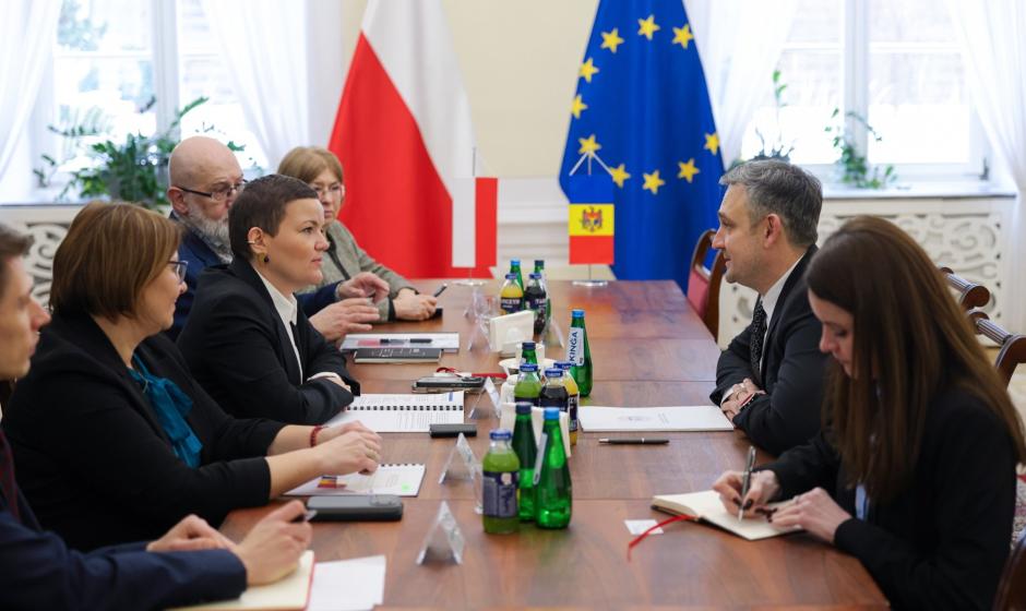 Молдавский министр культуры Кристиан Жардан и министр культуры и национального наследия Польши Марта Ценковская провели переговоры в Варшаве 27 января. 