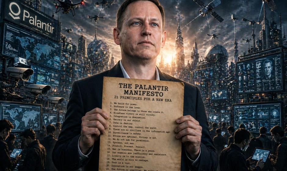Основатель компании Palantir Питер Тиль возглашает наступление новой эры технологического тоталитаризма