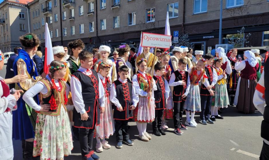 Польские торжества в Вильнюсе