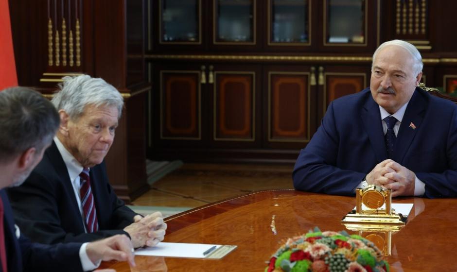 Переговоры президента Белоруссии Александра Лукашенко с амеркианской делегацией