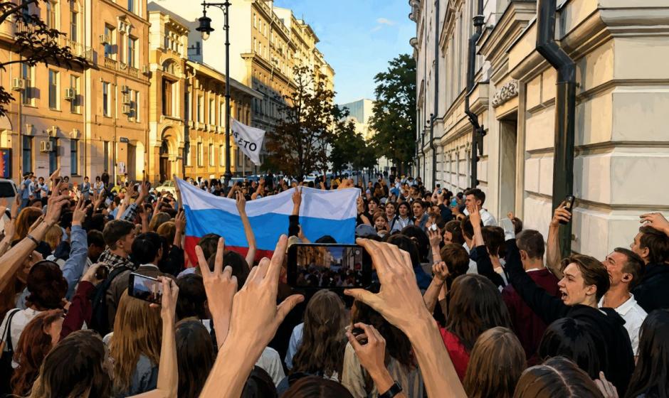 Сторонники "Яблока" собрались у здания Верховного Суда на Поварской