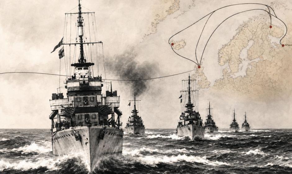 Арктические конвои начали ходить в СССР ещё в 1941 году