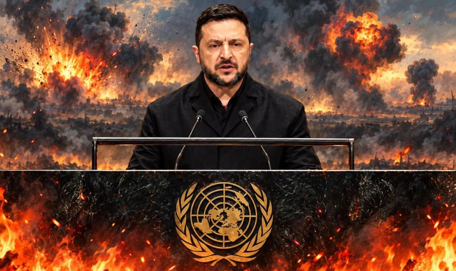 Зеленский выступил в ООН на фоне обстрелов