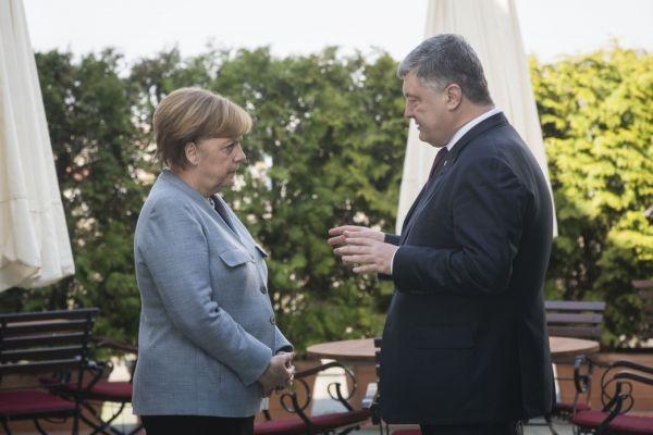Пётр Порошенко и Ангела Меркель.