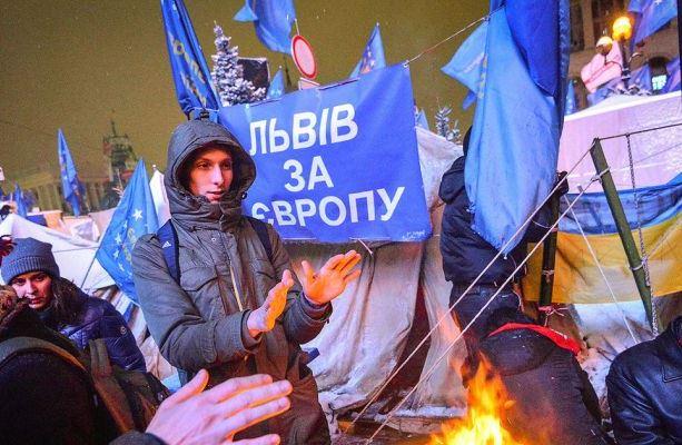 На Евромайдане украинцы мечтали о европейских зарплатах.