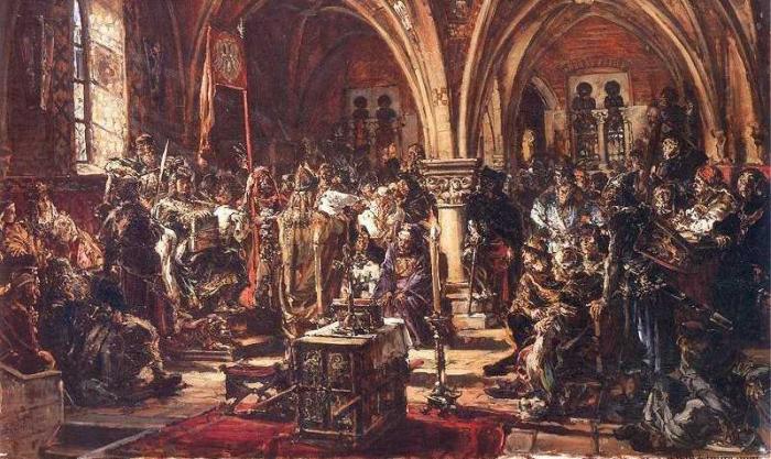 Одним из условий соглашения, подписанного в Креве в 1385 г., было католическое крещение Ягайло, остальных литовских князей и всего литовского народа. 
