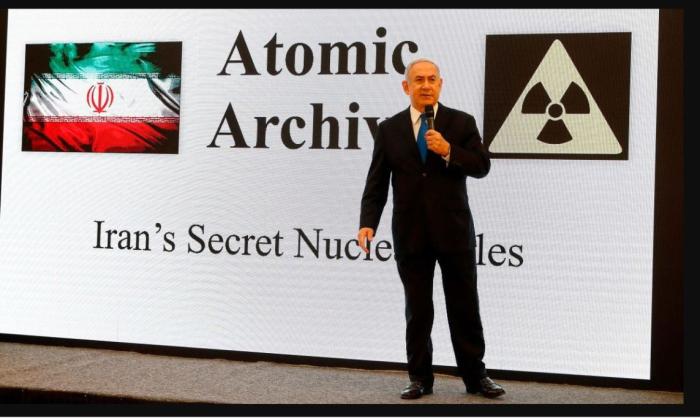 30 апреля премьер-министр Израиля Бенджамин Нетаньяху выступил в министерстве обороны Израиля с заявлением, в котором утверждал, что Иран продолжает тайные работы над своей ядерной программой и постоянно лжёт мировой общественности.