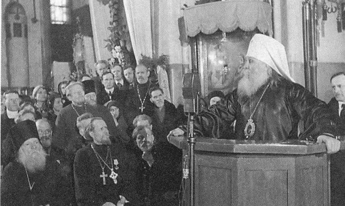 Выступление митрополита Северо-Американского и Алеутского Вениамина (Федченкова) на Поместном Соборе 1945 года