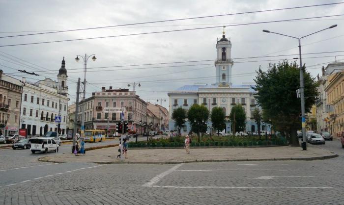 Черновцы — административный центр Северной Буковины