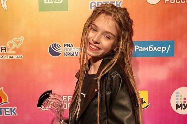 Победительница детской «Новой волны — 2018» кременчужанка Ева Лёпа.