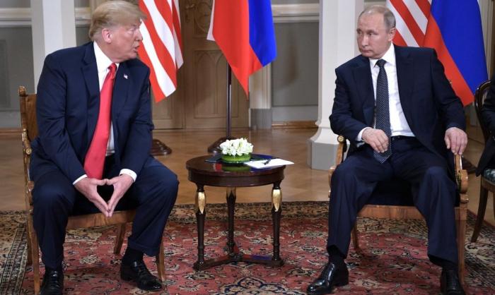 Президента Российской Федерации и Соединённых Штатов Америки Владимир Путин и Дональд Трамп.