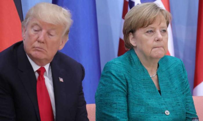 Канцлер Германии Ангела Меркель и президент США Дональд Трамп - не лучшие друзья.