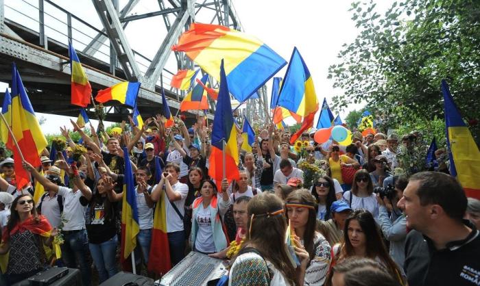 Демонстрация юнионистов в Кишиневе