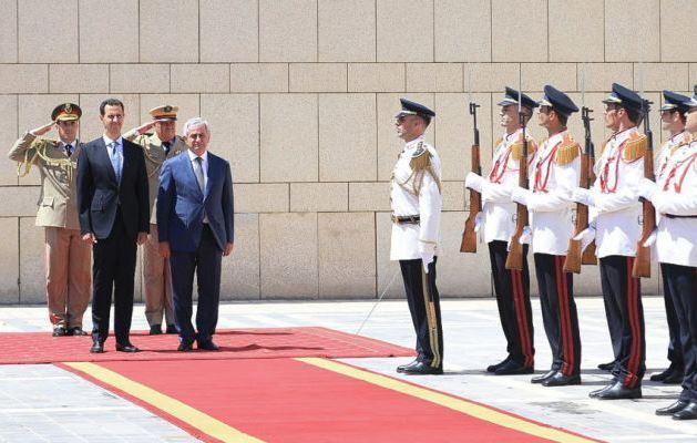 Президент Абхазии Рауль Хаджимба прибыл с официальным визитом в Дамаск