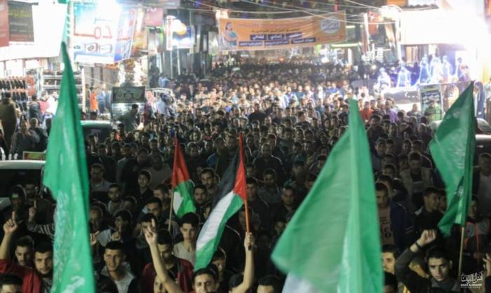 Демонстрация движения ХАМАС
