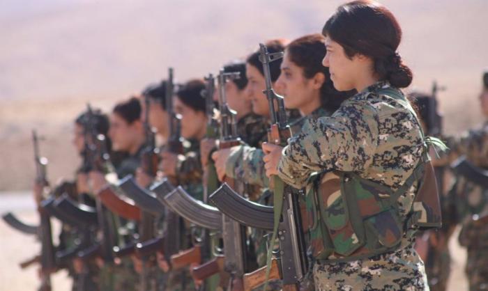 Курдские отряды боевых женщин