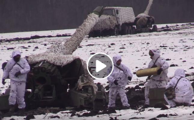 Украинская артиллерия в зоне ООС, запрещённое вооружение.