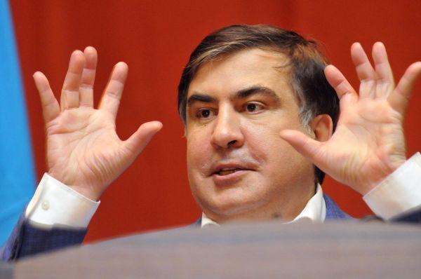 Беглый президент Грузии Михаил Саакашвили