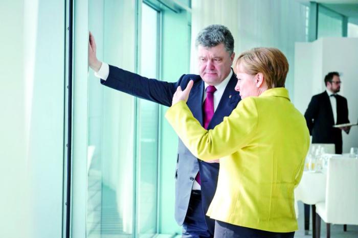 Порошенко и Меркель