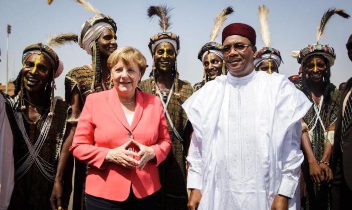 Ангела Меркель проехалась по странам Африки