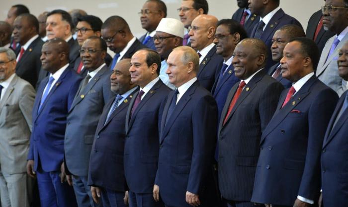 Встреча Россия — Африка, Владимир Путин и лидеры африканских государств