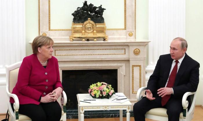 Переговоры Ангелы Меркель и Владимира Путина в Москве
