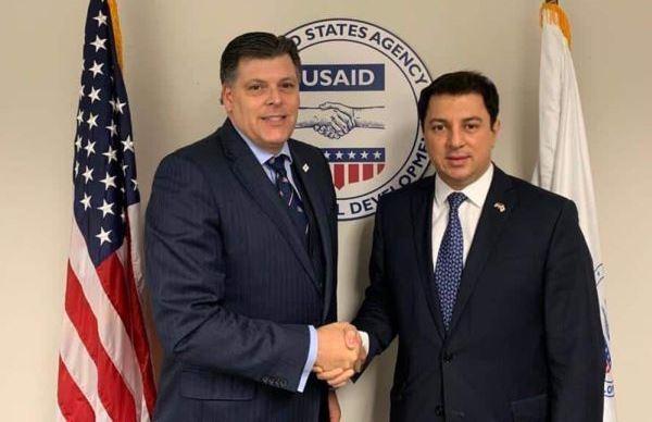 В Вашингтоне Талаквадзе встретился и с заместителем главы агентства USAID Броком Бирманом