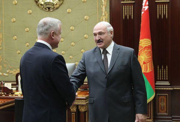 Президент Беларуси Александр Лукашенко встретился с генсеком ОДКБ Станиславом Засем