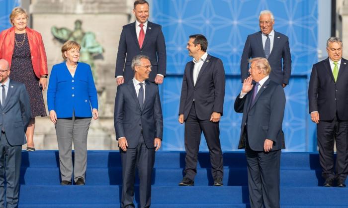 Трамп на саммите НАТО, 2018 год