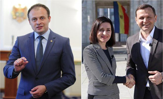 Лидеры молдавской оппозиции – Андриан Канду, Майя Санду и Андрей Нэстасе