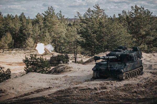 Адажский военный полигон в Латвии
