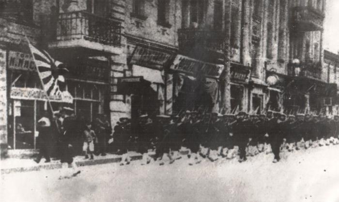 Высадка японских интервентов во Владивостоке в 1918 г.