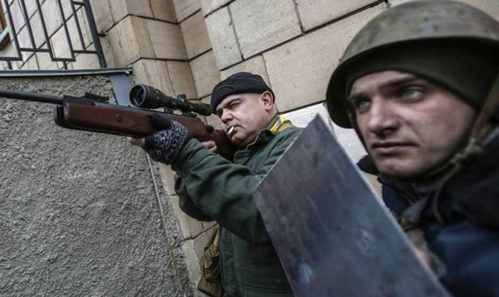 Снайперы на украинском майдане в Киеве в 2014 году привлекли внимание американского президента Дональда Трампа