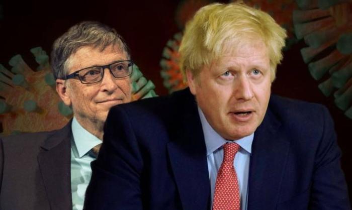 Билл Гейтс стоит за Борисом Джонсоном
