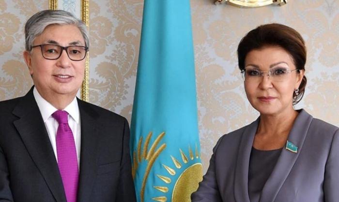 Президент Казахстана Касым-Жомарт Токаев и бывший глава Сената Дарига Назарбаева